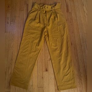 ANTONIO MELANI Mustard Yellow Trousers